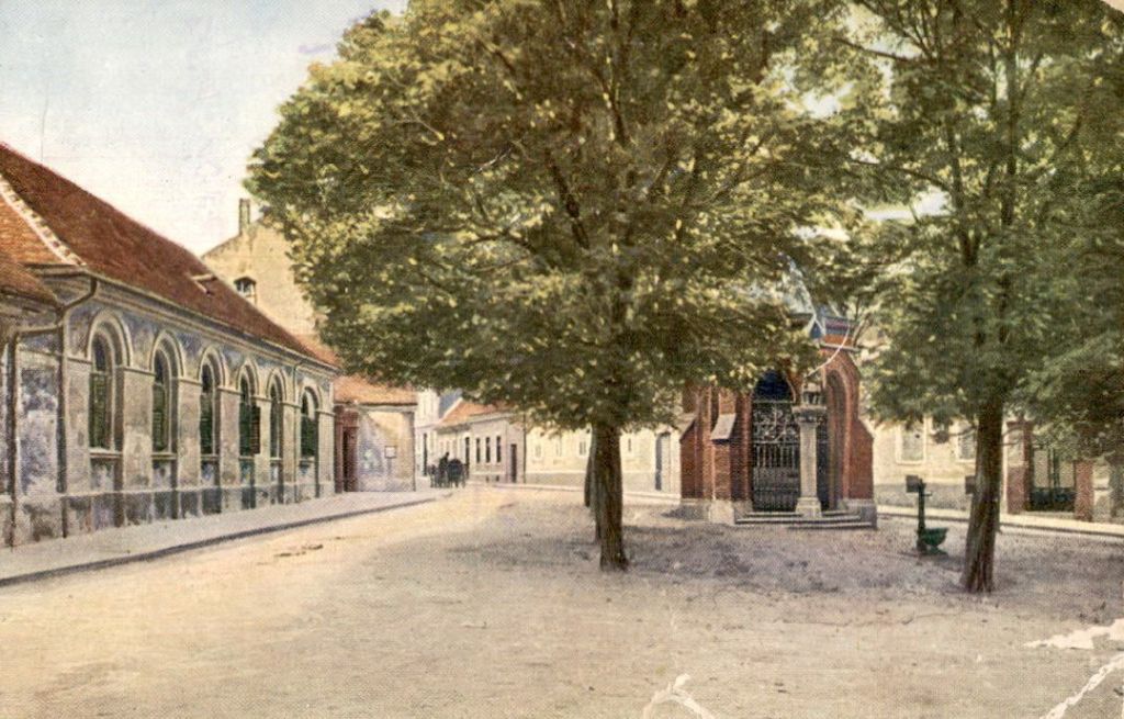 Kipni trg (današnji Ilirski trg) oko 1915. godine